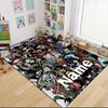Custom Name FNAF Fan Art Compilation Carpet Rug Customizable Soft Washable Anti-Slip Home Living Room Sofa Mats Personalized Rug. 0909115