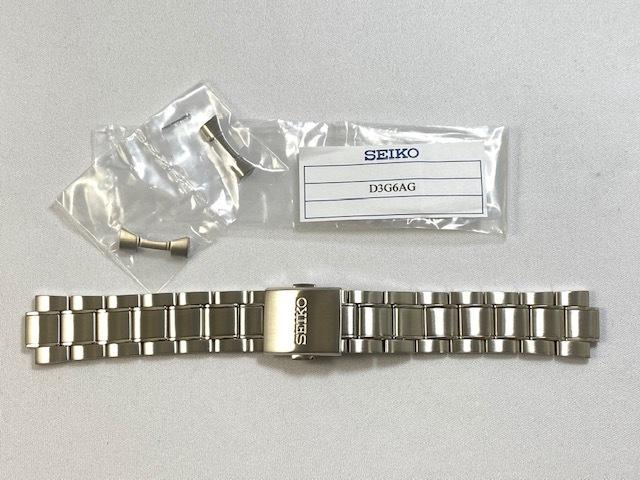 D3G6AG SEIKO Mechanical 20mm Stainless Steel Bracelet for and Other SARB021/ 6R15-00H0 Models.
