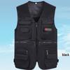 Men's Multi-Season Tactical Mesh Vest with Multi-Pockets for Fishing and Leisure