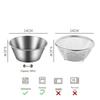 Multi-purpose Colander Bowl Set