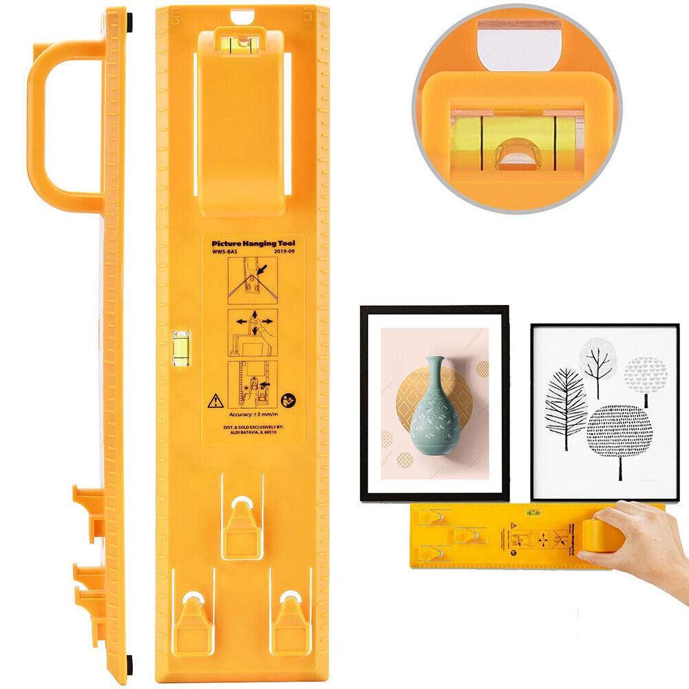 Strumento per Appendere Quadri con Livella a Bolla Kit per Appendere Quadri Facili da Appendere a Parete, Strumento di Livellamento per Appendere Cornici Fotografiche per la Decorazione (Strumento per
