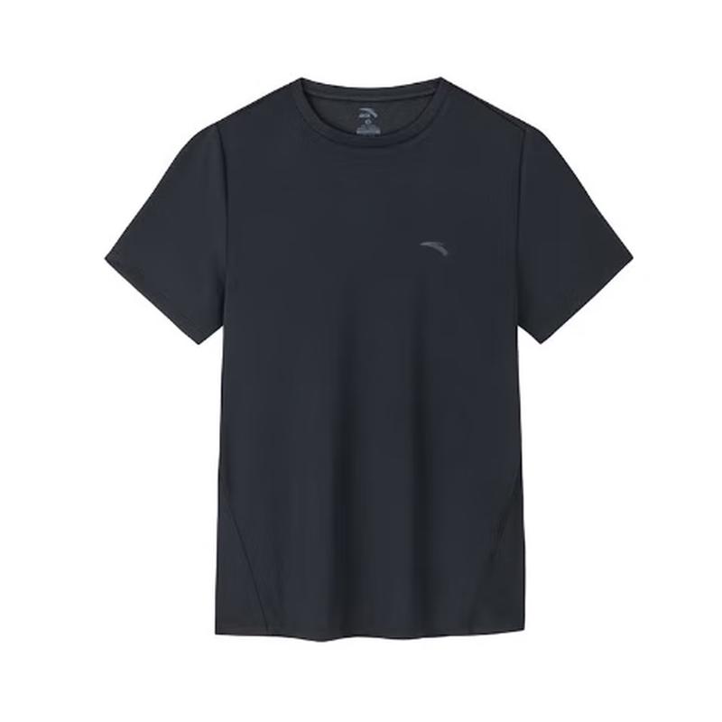 Anta Women s Short Sleeve Knit T-shirt 952427101-7 Basic Black 2XL