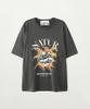 Seteo Sun Retro Graphic Short Sleeve T-Shirt Retro Charcoal
