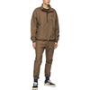 Fear of God Essentials Fall/Winter 2020 Half-Zip Stand Collar Sports Windbreaker With Plain Logo And Raglan Sleeves Men Jacket Brown FOG-FW20-243