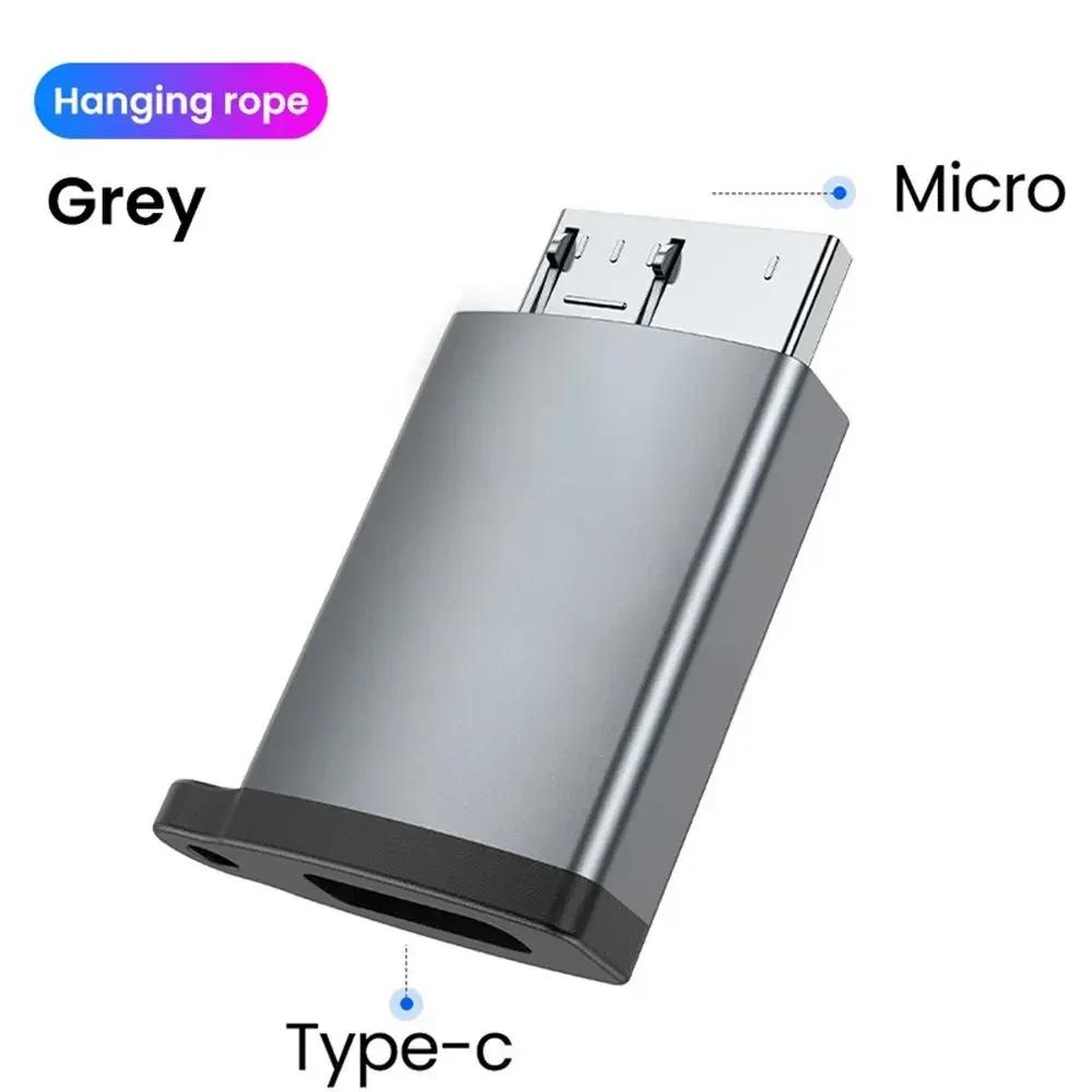 New Type-C OTG Adapter USB C Female To USB 3.0 Micro B Male Converter Mobile Hard Disk Connector For Laptop HDD Samsung Note3 S5