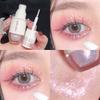 DIKALU Orso Palla da Bowling A Lacrima Ombretto Liquido Trucco Occhi Palpebra Inferiore Perla Super Scintillante Glitter Polvere Fine Scintillante