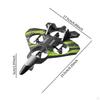 Easy To Operate Foam Remote Control Airplane for All Ages with Light Fighter Jet Design