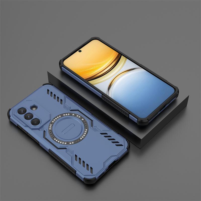 For Samsung Galaxy A37 Case For Samsung A37 Anti-knock Armor Magnetic Adsorption Wireless Charge Back Cover For Samsung A37 Case