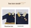 2025 New Girls' Korean Style Casual Sweatshirt and Jeans Set - Fashionable Autumn Outfit for Kids