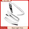 ABS Chrome Car Rear Light Lamp Cover Protective Sticker Trim for Toyota C-HR CHR 2016 2017 2018