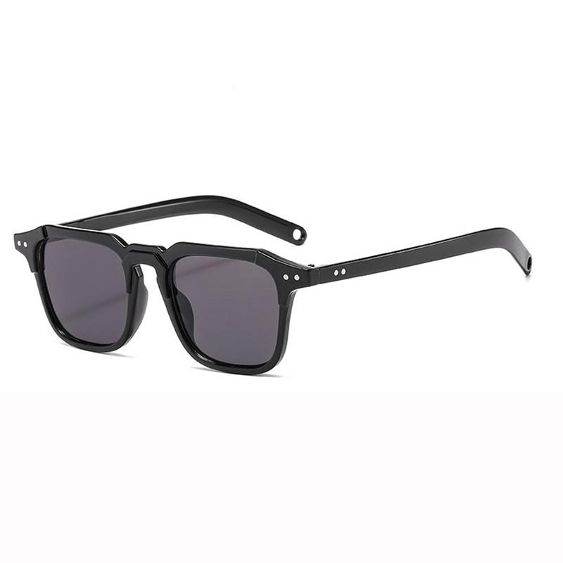 

Женские солнцезащитные очки Мужские солнцезащитные очки Новые солнцезащитные очки для ногтей Meters Коробка для очков в стиле хип-хоп Солнцезащитные очки в стиле ретро чёрный