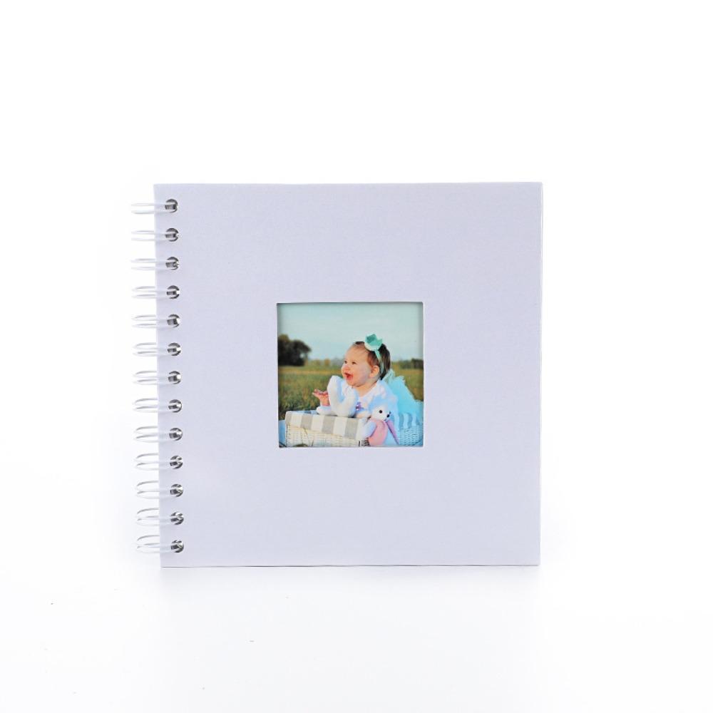 6 Inch Scrapbook Photo Album 20 Internal Pages Cover Window Design Memory Book Paper Travel Album For Lover Wedding