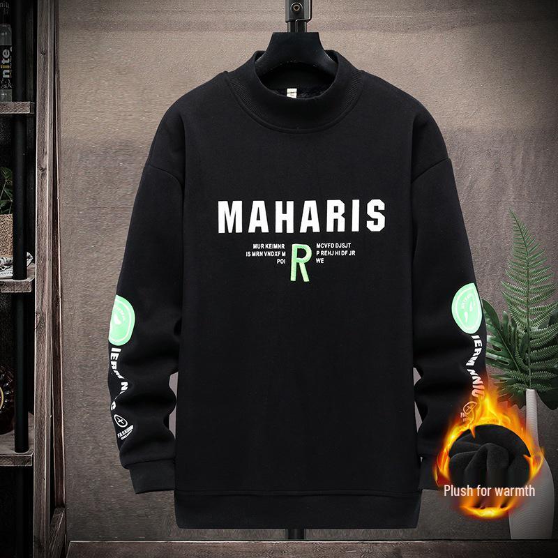 

Теплая толстовка с длинным рукавом на флисовой подкладке для мальчиков-подростков (Возраст 13-15 лет) - Зимняя одежда 3XL