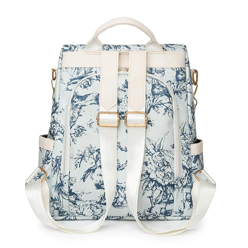 Printed Backpack Women's Large Capacity Backpack