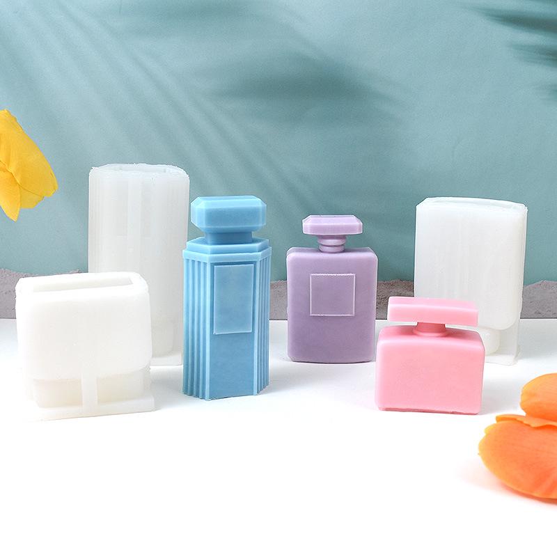 3D Silicone Mold for Perfume Bottle-Shaped Aroma Diffuser & Candle Ornament