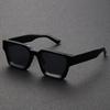 New Thick Frame Sunglasses Trend Box Foreign Trade Glasses Personality Big Frame Sunglasses WOMEN'S Sunglasses MEN'S Sunglasses