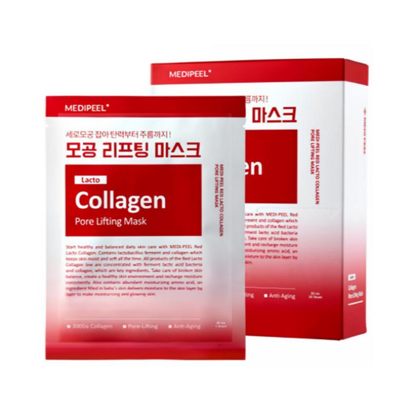MEDI PEEL Red Collagen Pore Lifting Mask 30ml 10ea Anti Aging Korea Beauty