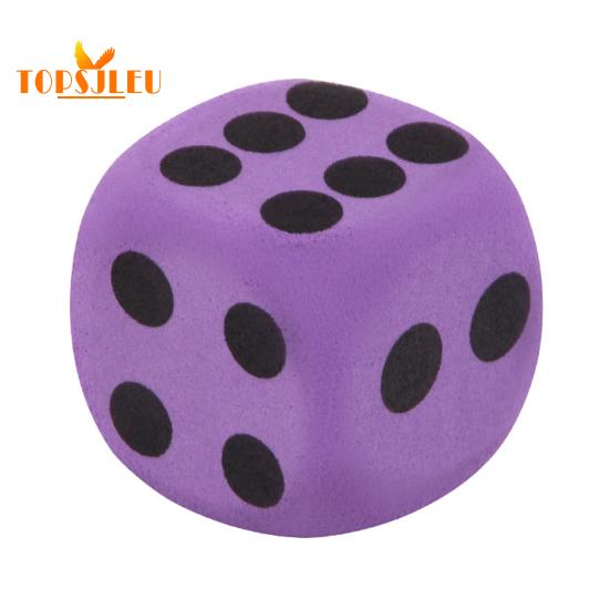 

Гигантская игрушка-блок для игры в кости из пены EVA - супер мягкая, водонепроницаемая, очень эластичная, износостойкая, снимает беспокойство фиолетовый