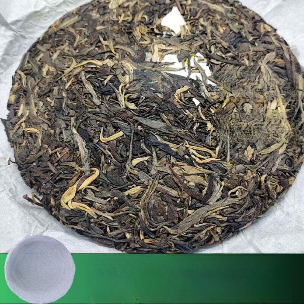 357g Laoman'e Ancient Tree Pu-erh Tea Cake - Yunnan Spring, Hand-Picked