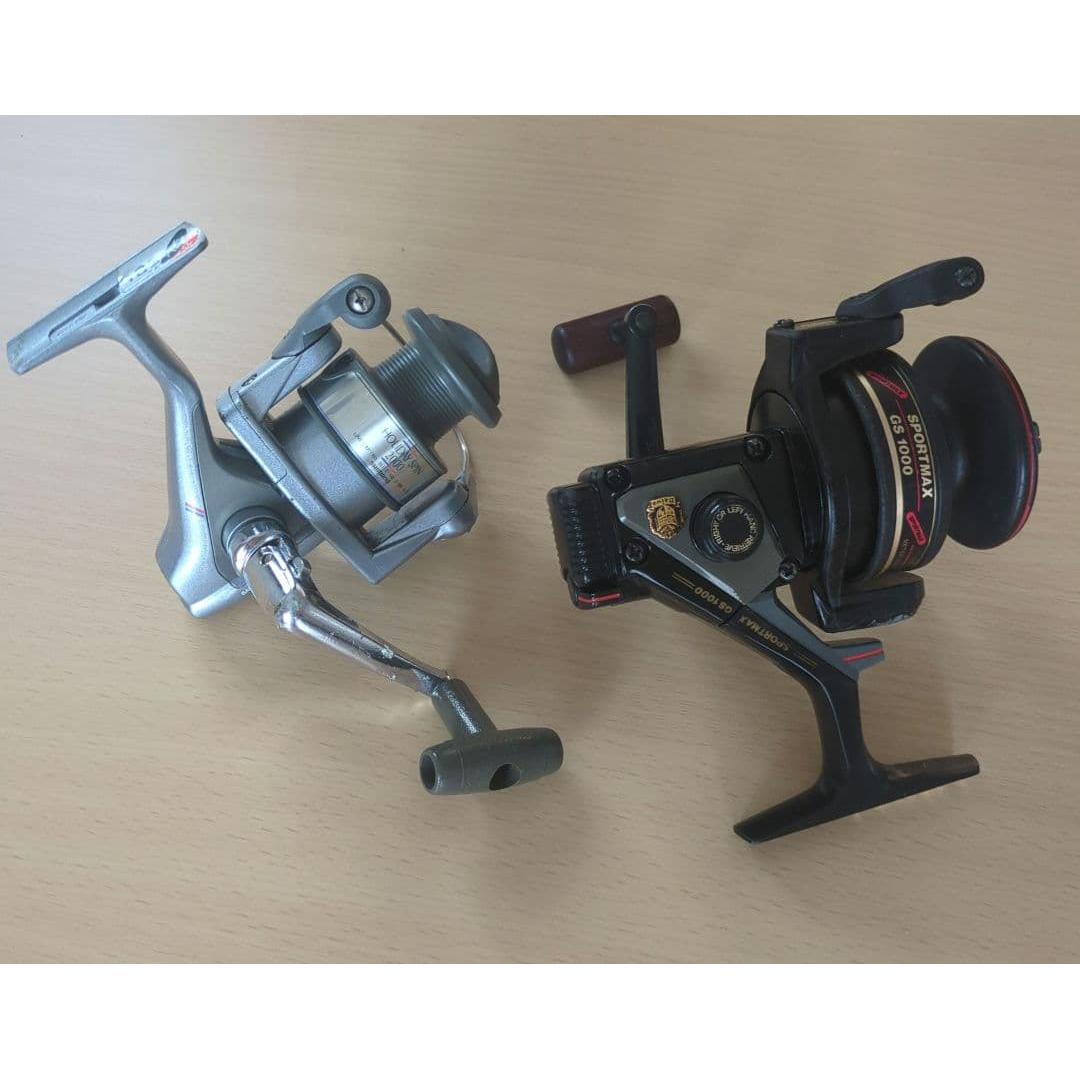 Used DAIWA GS1000/HOLIDAY SPIN 2000 reel set fishing supplies