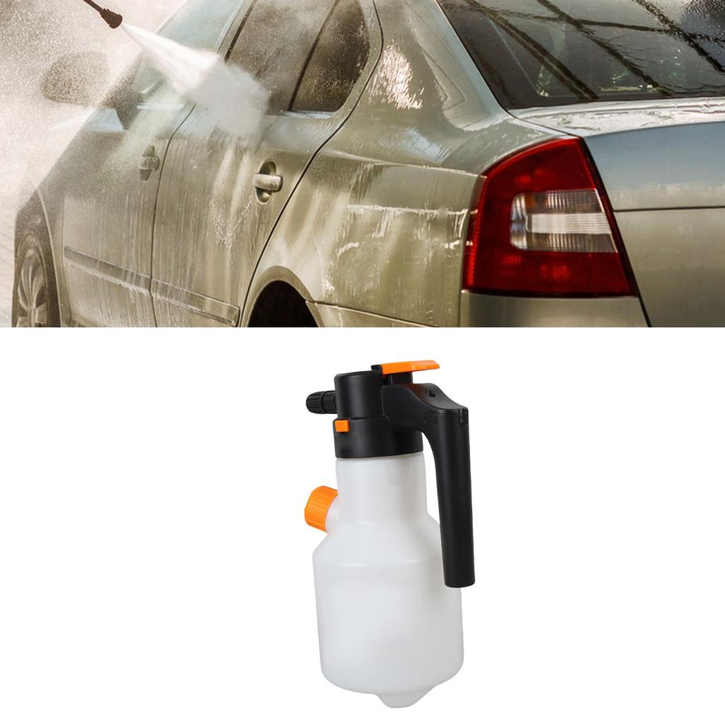 USB Rechargble Cordless Electric Foam Sprayer 2L Car Wash Sprayer Electric Foam Cannon for Home Watering Garden Plants and Car Buty and Clning