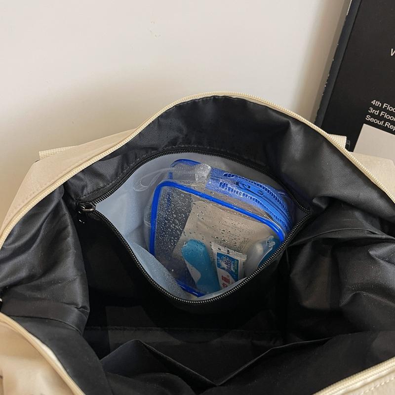 Reisetasche mit großem Fassungsvermögen, mehrfarbige Nähte, Fitnesstasche, Trocken- und Nassfach, Trainingstasche, Gepäcktasche