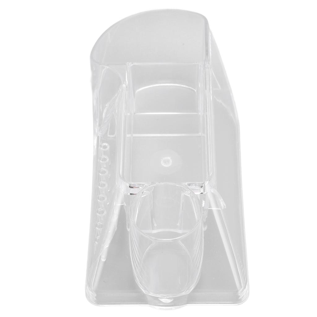 Nagelfräserhalter Nagelfräsermaschine Bits Manikürewerkzeuge Aufbewahrungsbox Transparent Multifunktional Professionell Nagel