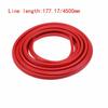 Rubber Red Car Door Flexible Trim Edge Lock Guard Moulding Seal Strip Protector