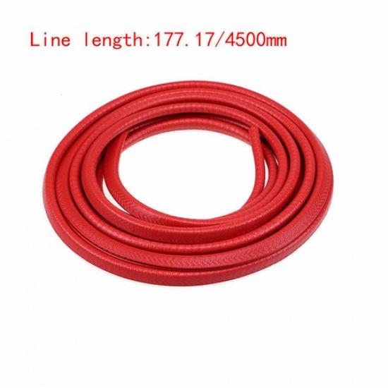 Rubber Red Car Door Flexible Trim Edge Lock Guard Moulding Seal Strip Protector