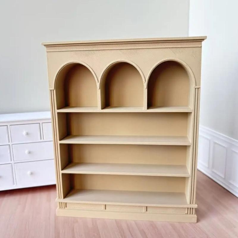 Multiuse Modern Display Shelf Model Figurine Miniature Furniture For 1:12 Scale Doll House Living Room Scene Settings
