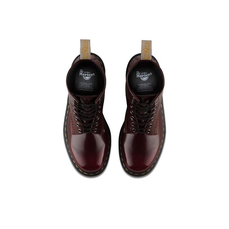 Dr. Martens 1460 Other 8-Hole Durable Round-Toe Short Boots Unisex Boots Cherry-Red 23756600