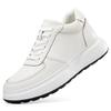 Thick-soled Heightening Board Shoes Men's Fashion Versatile Invisible Inner Increase Shoes Cowhide Hollow Breathable Casual Sports Men's Shoes