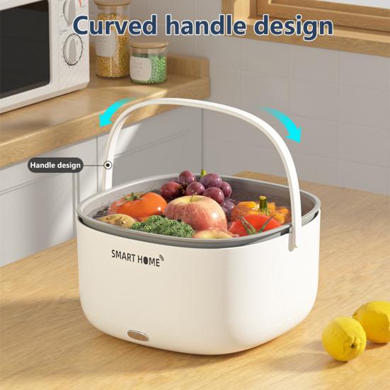 Fruit Vegetable Purifier Machine IPX7 Waterproof Ion Purification Technology Leak-proof Food Washing Machine