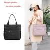 Vodotěsná nylonová taška přes rameno Dámská Velkokapacitní Tote Bag Módní taška s rukojetí Nákupní taška Cestovní kabelka a kabelka