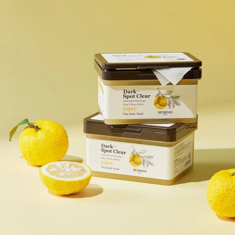 Pull-out 5-Minute Quick Mask + Whitening Tone-Up / Yuzu Seed Vita Daily Mask (30 Sheets)