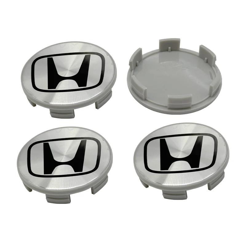 4pcs Car Wheel Center Cover Stickers Hub Cap Auto decoration accessories For Honda Fit Jazz GK5 Civic CRV Accord City HRV XRV ahz256