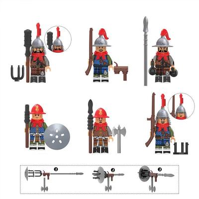 Ancient Soldier Assembled Minifigure Toys