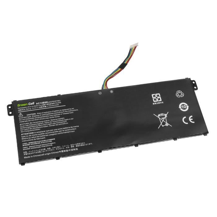 Green Cell® AC14B3K AC14B8K Batterie pour Acer Aspire 5 A515 A515-41G A515-51 A515-51G A515-52G A515-52G A517-51 A517-51G 7 A715