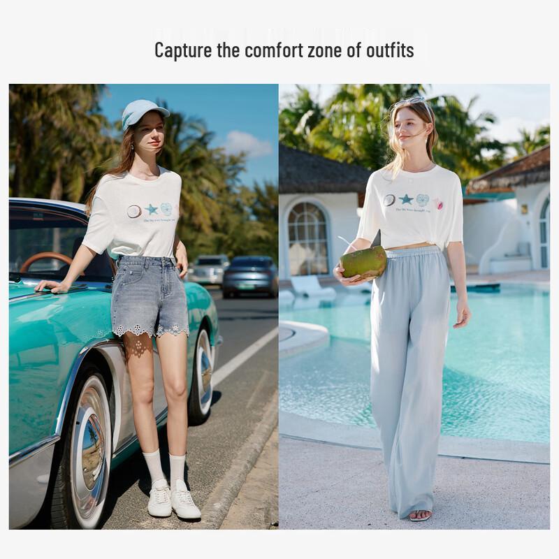 Women's Casual Cartoon Print T-shirt