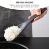Noodles Rice Spatula Spoon Serving Spoons Multipurpose Soup Non-stick Black Paddle