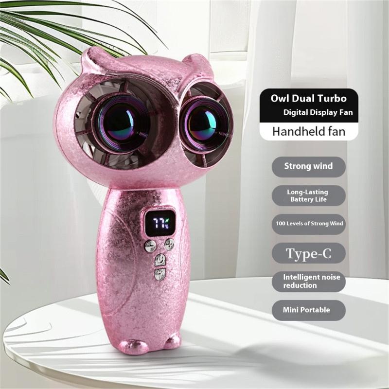 Portable Handheld Fan 100 Speed Cooling Fan Rechargeable Multifunction Travel Gift Cooling For Outdoor Travel Office Use