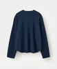 Umamung Pure Cotton Waffle Cropped Pullover_Midnight