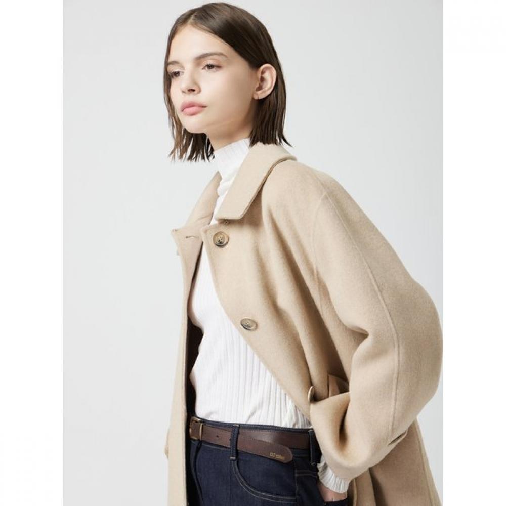 Cc Collect. Cashmere Blend Single Half Coat C254msg356