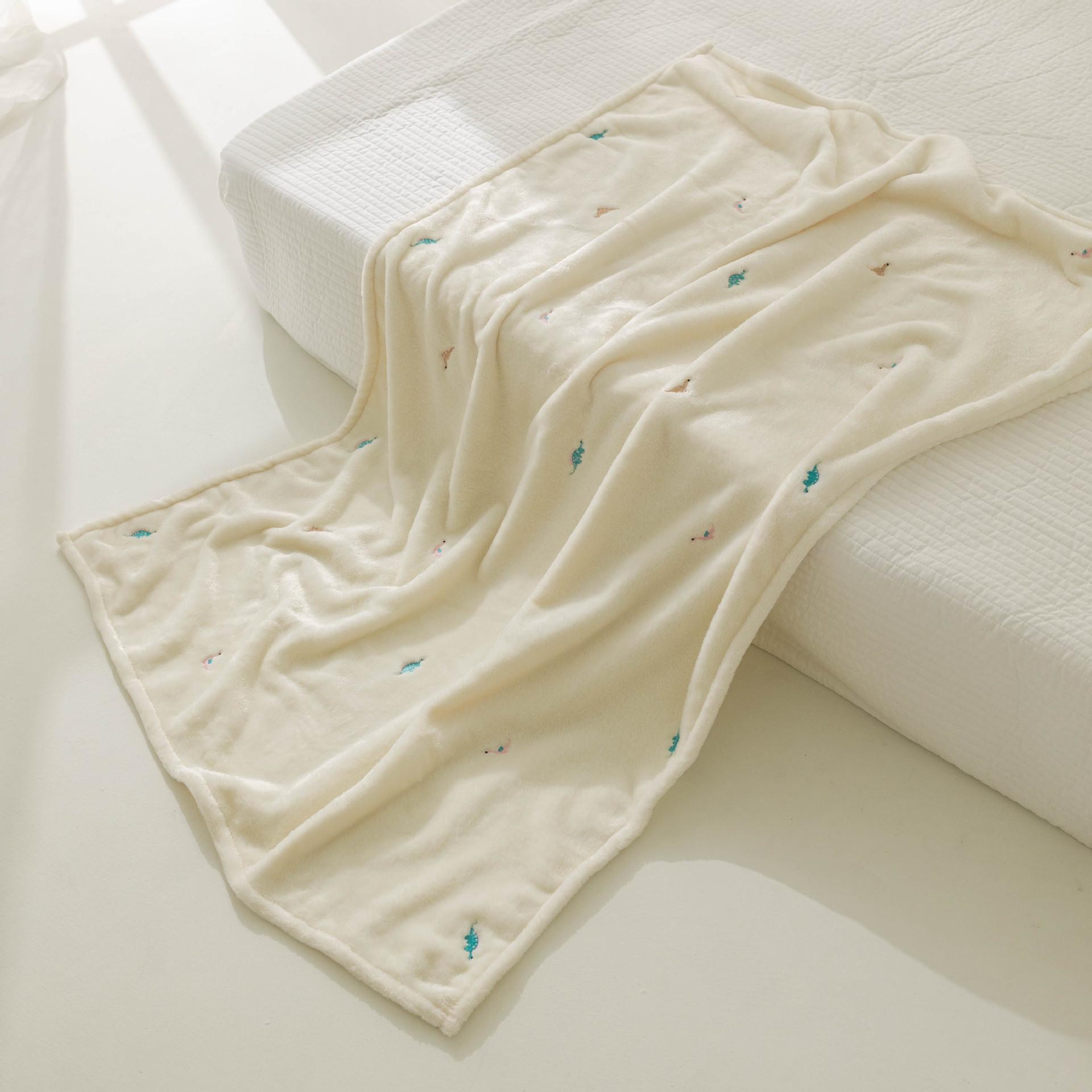 

Корейська вишита дитяча ковдра: Затишний чохол для коляски та плед для сну на осінь/зиму 90x125 cm