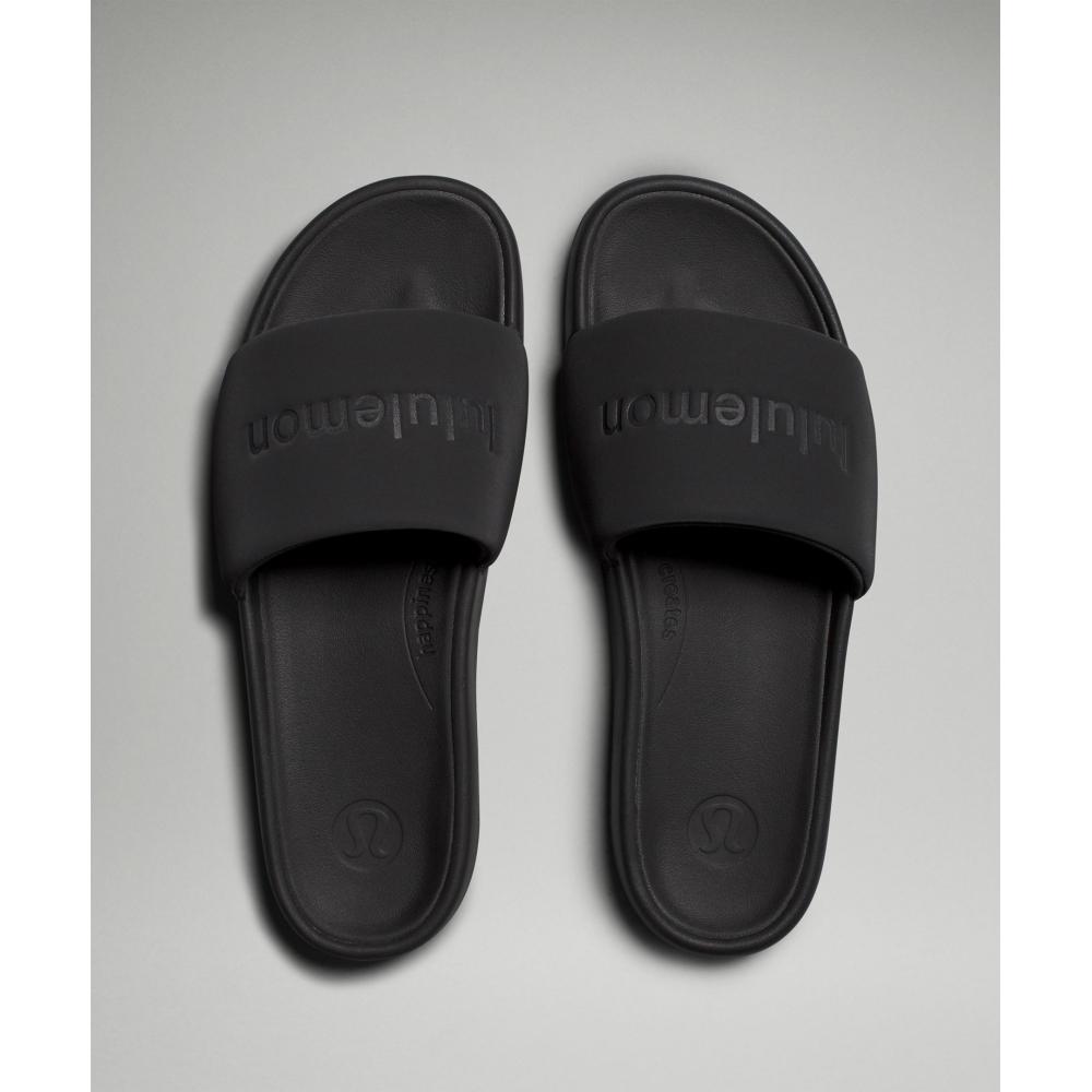 Lululemon Men S reStfeel Slide  Graphic Black Black Black