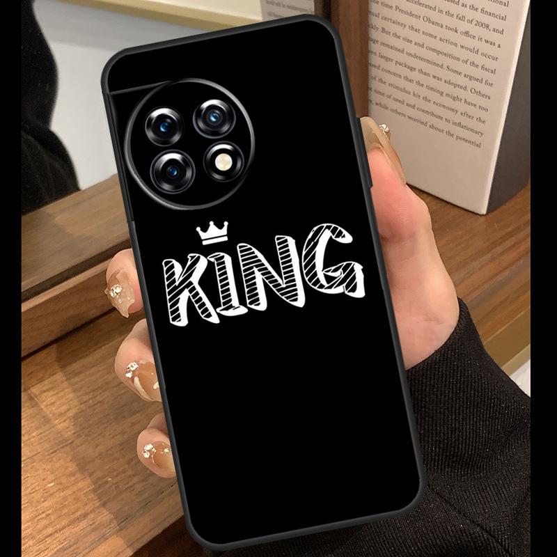 King Queen Art Case For OnePlus 15R 13R 13T 12R 15 13 12 11 10 Pro 10T Nord CE 3 4 Lite N20 N30 Nord 5 Cover