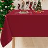 Homaxy New Outdoor Rectangle Tablecloth Decorative Washable Fabric Table Cover Waterproof Stain Resistant Table Cloth For Dining