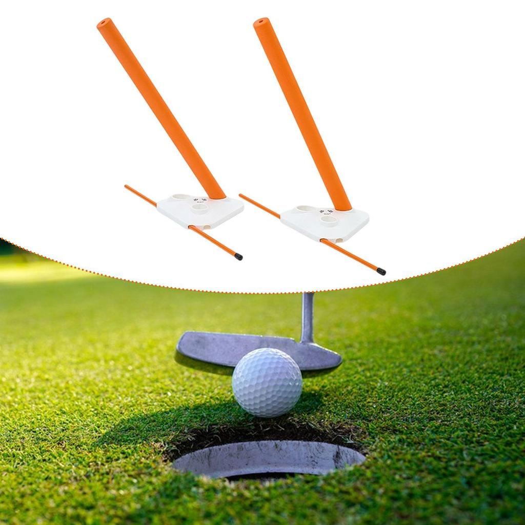 Golf Alignment Stick Holder Portable Swing Training Indoor Outdoor Backyard Golf Course Accessories for Beginner Gift Indoor