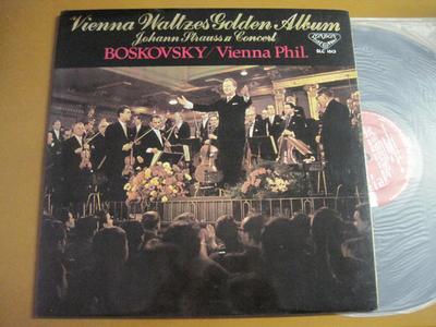 LP Record JOHANN STRAUSS JR., WILLI BOSKOVSKY - Vienna Waltzes Golden Album, Johann SLC1613 LONDON 1967 Japan Classical Used