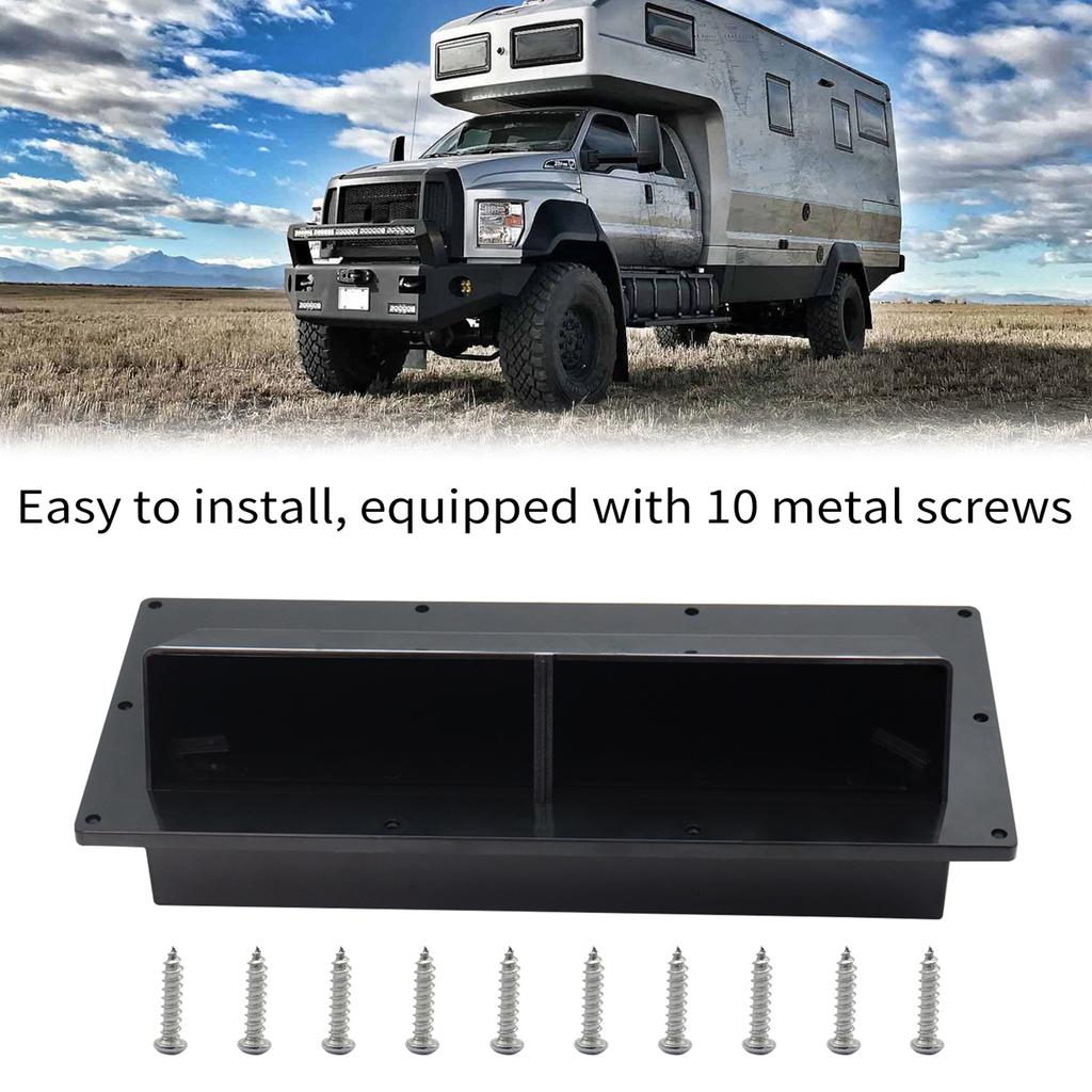 RV Range Hood Exhaust Hood RV Range Hood Vent Cover High Impact and Weather Resistant Structure with Lockable Clip